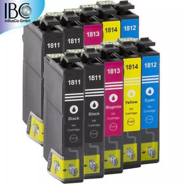 10x Tinte Patronen kompatibel für Epson XP-405 WH XP-413 XP-415 XP-422 XP-425