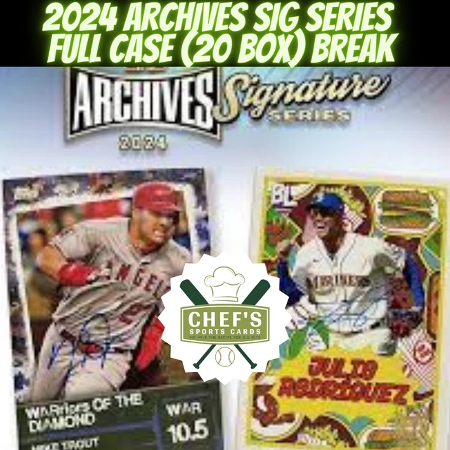 ÉTUI COMPLET SAN Francisco Giants 2024 Topps Archives Sig Series (20