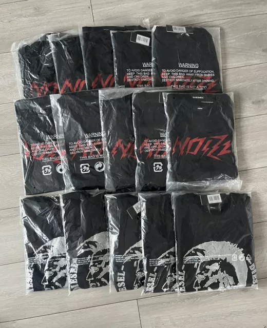 Wholesale clearance stock diesel T-shirts & Sweaters x15 RRP £500