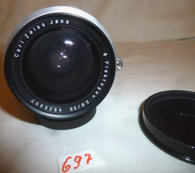 CARL ZEISS JENA FLEKTOGON OBJEKTIV; 1:2.8/35mm, Exa-/EXAKTA ANSCHLUSS (697)