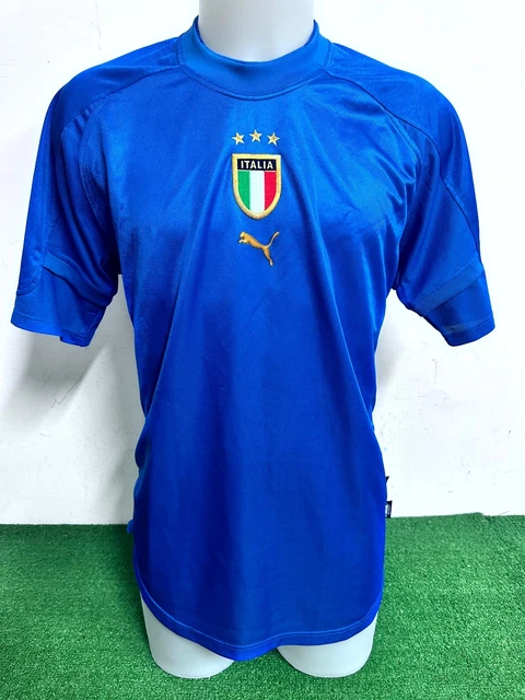 Maillot De Foot Vintage Italie Extérieur 2004-2005 – N°10 Roberto Baggio – Taille XL