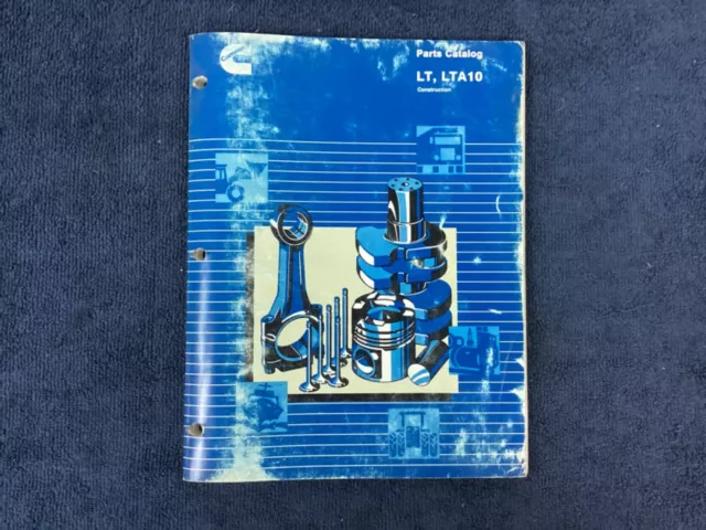 Cummins LT LTA10 Diesel Engine Parts Manual Catalog