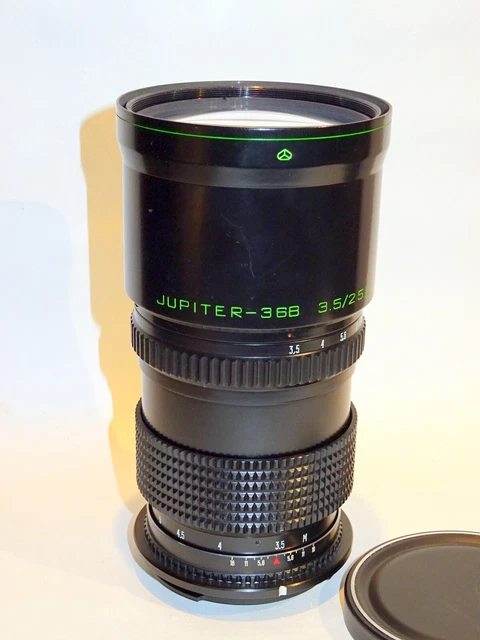 Objektiv lens Jupiter 36 B Teleobjektiv 3,5/250 mm Bajonet Kiev-88 Salut-S mount