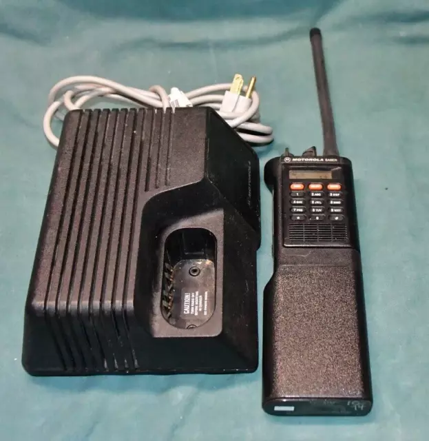 Motorola VHF Sabre Handheld Radio Model III With SecureNet & Charger