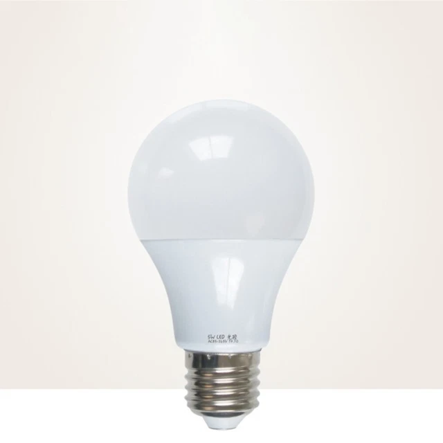 E27 5W 6500K Light Sensor LED Globe Bulb Light Emergency Lamp for £8.99