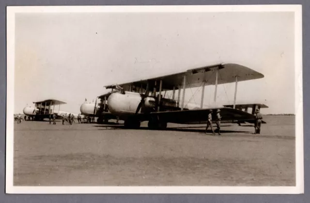 Vickers Victoria Line Up Vintage Photo Raf Royal Air Force 10