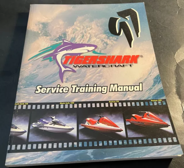 1997 Tigershark Personal Watercraft Training Service Manual  2255-668 (454)