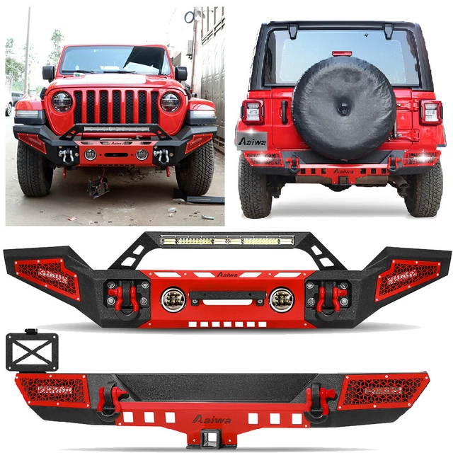 FRONT/REAR BUMPER FOR 20182023 2024 Jeep Wrangler JL & Unlimited w