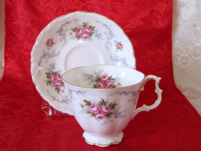 Vintage Royal Albert "TRANQUILLITY" Fine Bone China Teacup & Saucer