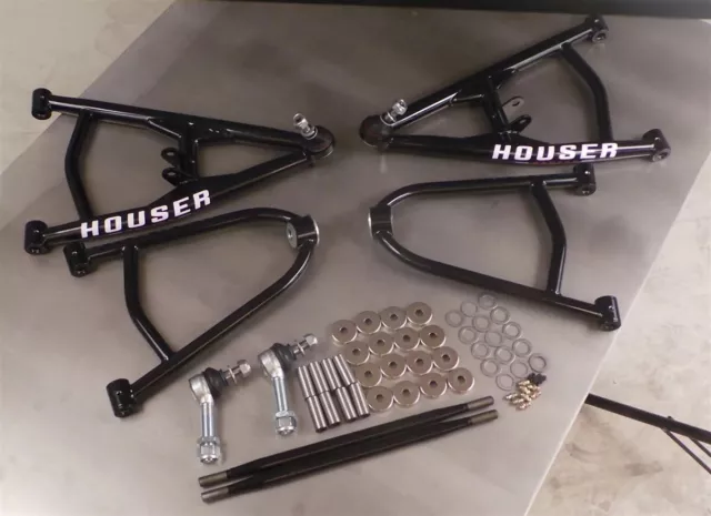 Houser Racing A-Arms Kit Regular Travel +1 Slicast Honda TRX 450R TRX 450ER All