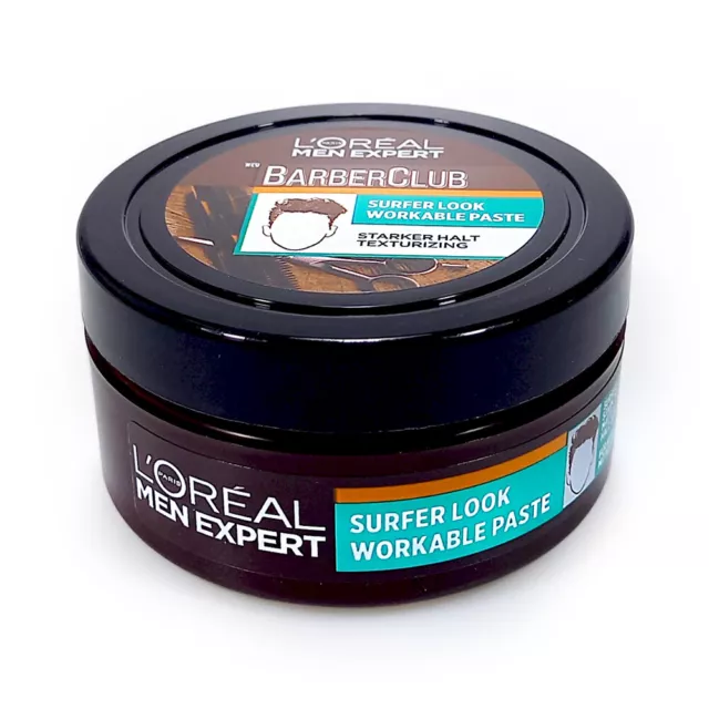 (53,33 EUR/l) Loreal Men Expert Barber Club Surfer Look Workable Paste 75 ml