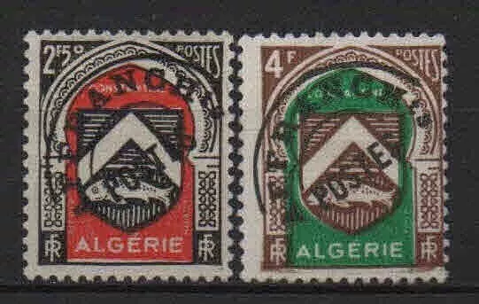 Algérie - Colonie Française - 1924  - Tb Préoblitérés  N° 15/16 - Oblit- Used