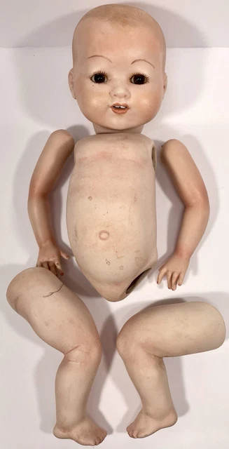 Poupée Ancienne Armand Marseille 351/4K – Dream Baby, Années 30, 13 Cm