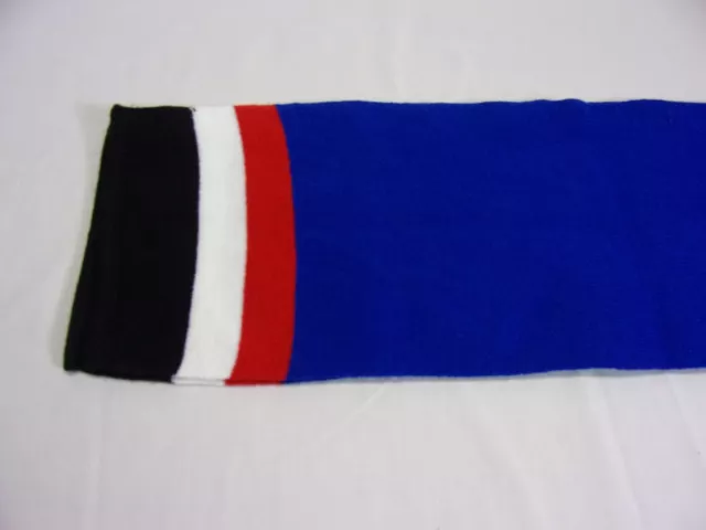 Marvel Spiderman  7.5" wide by 52.5 inch Blue Red White Black Knit Scarf 2