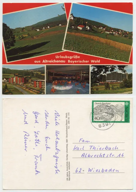 49203 - Urlaubsgrüße aus Altreichenau Bayerischer Wald - Ansichtskarte, gelaufen