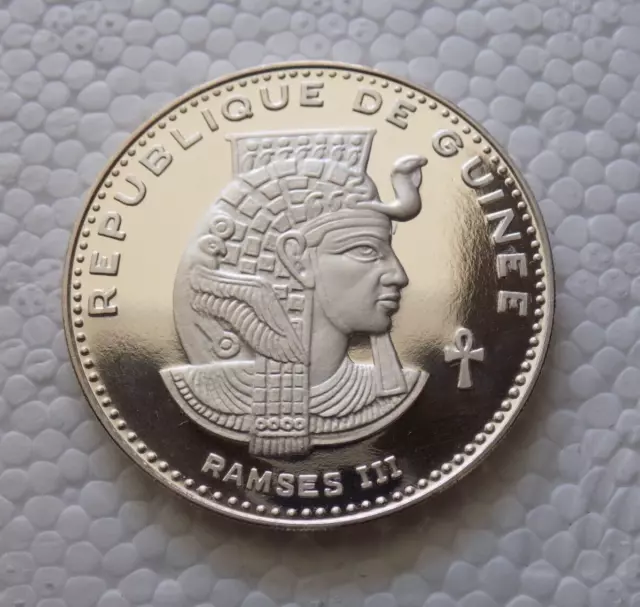 Guinea 500 Franchi 1970 Proof  Ramses III