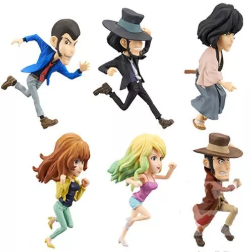 Lupin III  World Collectable Figure WCF Vol.1 6Figures Set Banpresto Japan