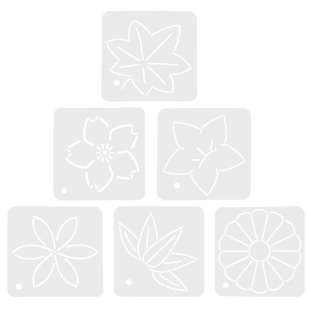 6pcs Quilten Schablonen Patchwork Lineal Kleidung Nähen Vorlage