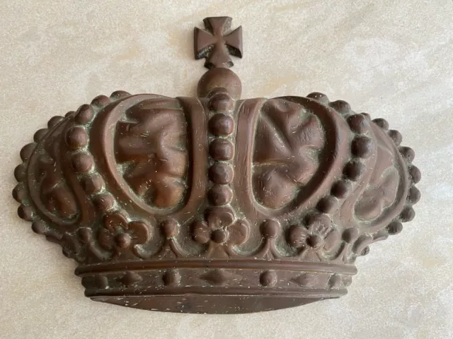 Bronzo massiccio, antico simbolo nobile di casa reale Savoia Regno d'Italia V.M.
