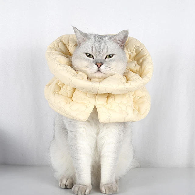 PET SURGERY RECOVERY Collar Postoperative Adjustable Cat Stop Licking