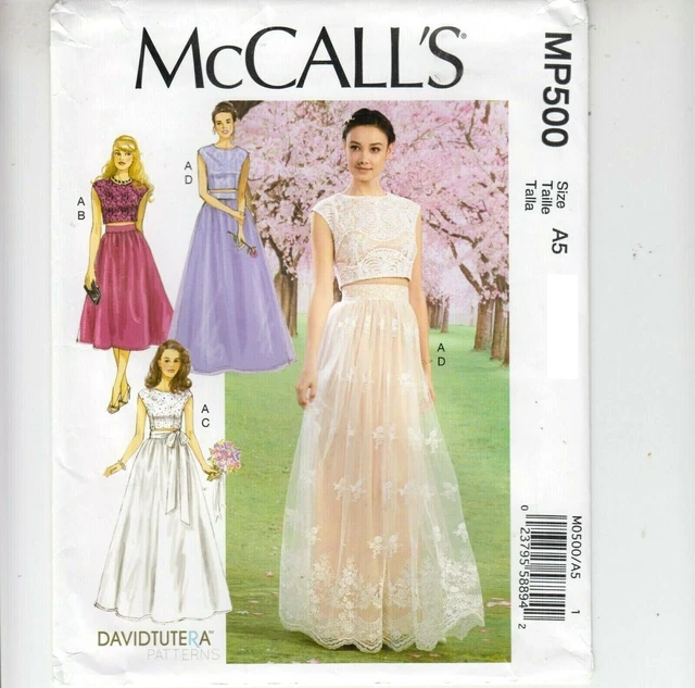 Patron Simplicity 2398 Robe de soirée Jessica McClintock pour