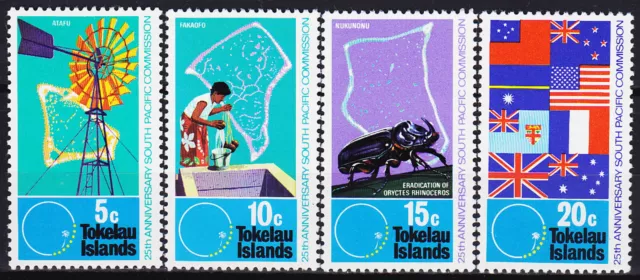 Tokelau 25th Ann South Pacific Commission 1972 MNH-9 Euro