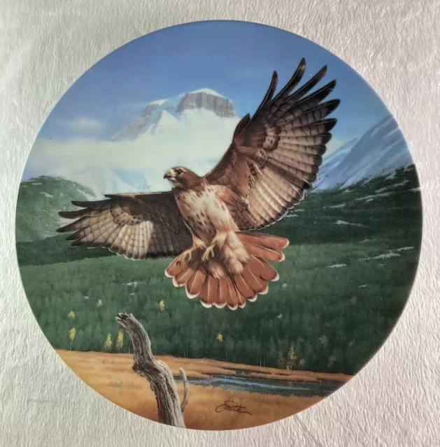 THE RED-TAILED HAWK Plate The Majestic Birds Daniel Smith Birds of Prey Knowles