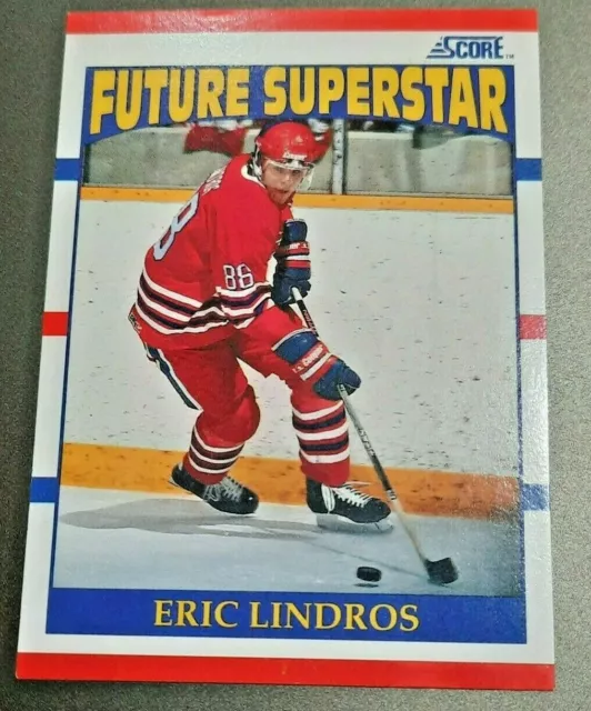 Eric Lindros 1990 Score Rookie Rc 🏒 Future Superstar Hockey Card #440