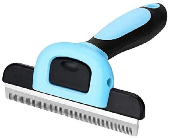 Dog Cat Pet Grooming Brush Deshedding Tool Rake Comb Fur Remover Reduce Hair T9 2