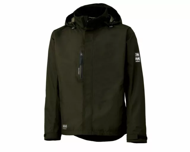 Helly Hansen Giacca Haag Antipioggia Olive Night 71043