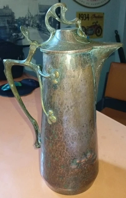 Cafetière Napolitaine Cuccumella – Cuivre Et Laiton – 2 Tasses – Neuve
