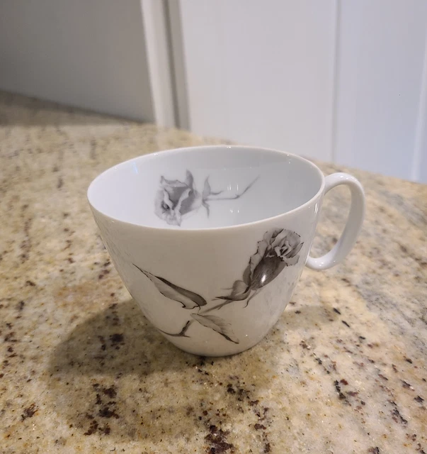 Rosenthal Continental China Jet Rose Tea Cup Raymond Loewy
