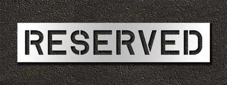 Rae Stl-116-71033 Pavement Stencil,Reserved,10 In