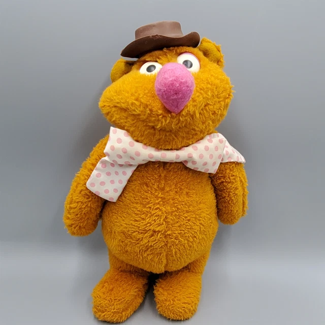 Muppets Fozzie Stuffed Animal Plush Bear Fisher Price 851 Vintage 14 inch