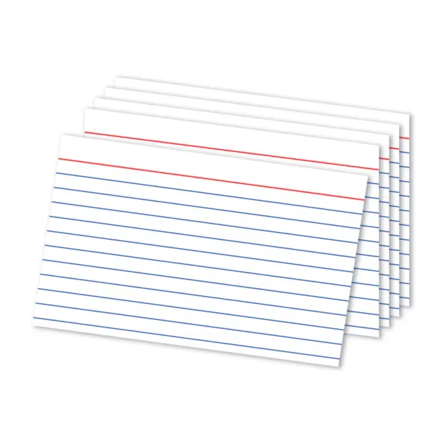 Office Depot Brand Ruled Index Card, 4"x 6", Pack Of 500