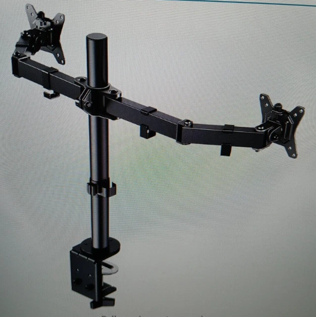 Supporto Triplo Per Monitor Da 13-32 Pollici - Braccio Regolabile, VESA 75/100, Fino A 9 Kg - Foto 2