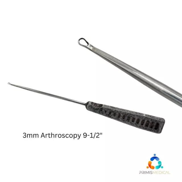 ConMed Linvatec 24.1005 Shutt Curette Open 3mm Arthroscopy 9-1/2"