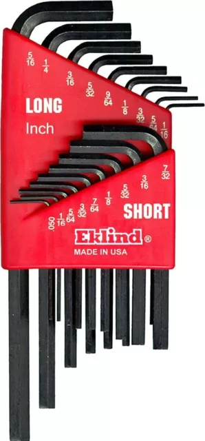 Eklind 10018 18pc Hex-L Key Set