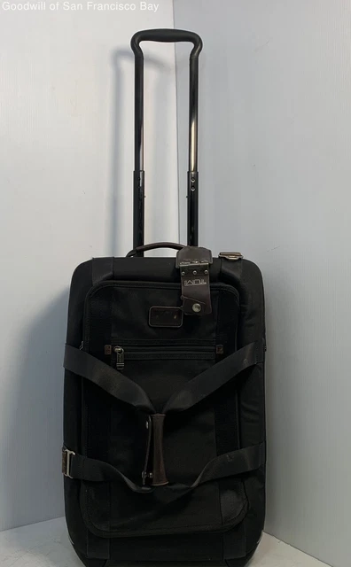 Tumi Rolling Wheeled Suitcase Travel Luggage Carryon Trolley Lightweight Black