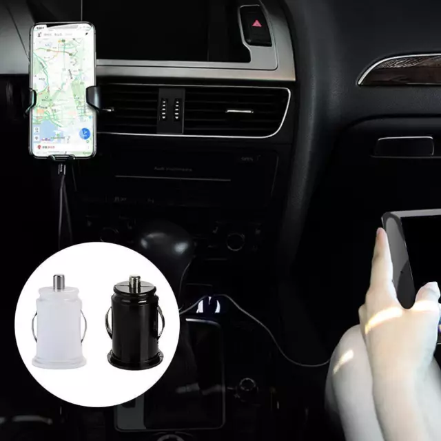 Dual USB 12V Car Charger with Twin Socket Adapter for Convenient Charging