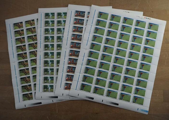 2002 Rumänien; 200 Serien Schlagballspiele, **/MNH, MiNr. 5666/69, ME 1000,-