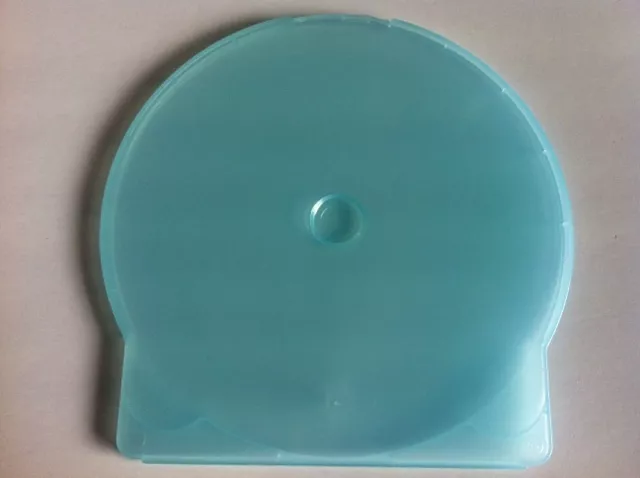 50 New Aqua Clamshell C Shell CD Cases, MADE IN USA-1012 FREE 2 DAY AIR SHIPPING