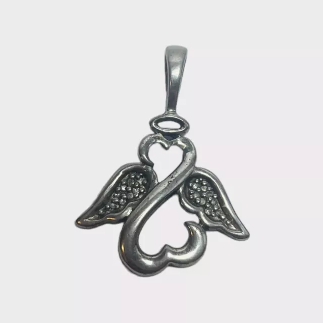 Open Heart Angel Wing Necklace – CTC Blanks and Bargains