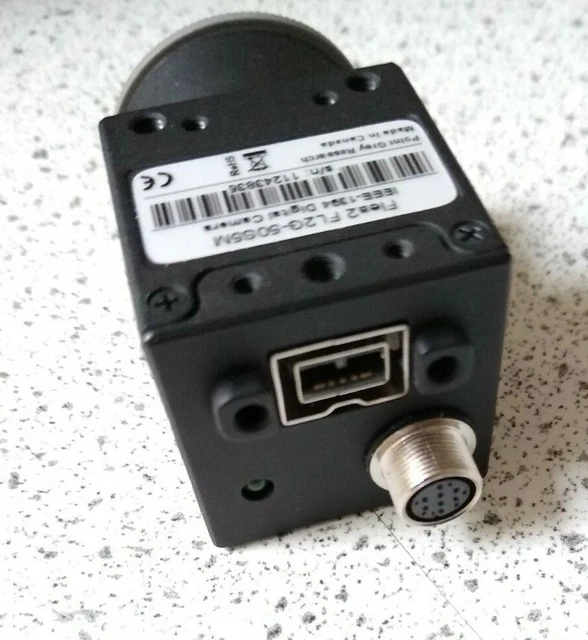 Fotocamera monocromatica industriale FireWire IEEE 5 MP grigio punta ""Flea2"", FL2G-50S5M-C 3
