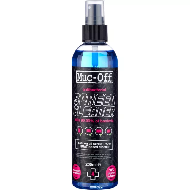 Muc Off Antibacterial Tech Care SCREEN Cleaner PC TV LED Phone Cleaning Spray