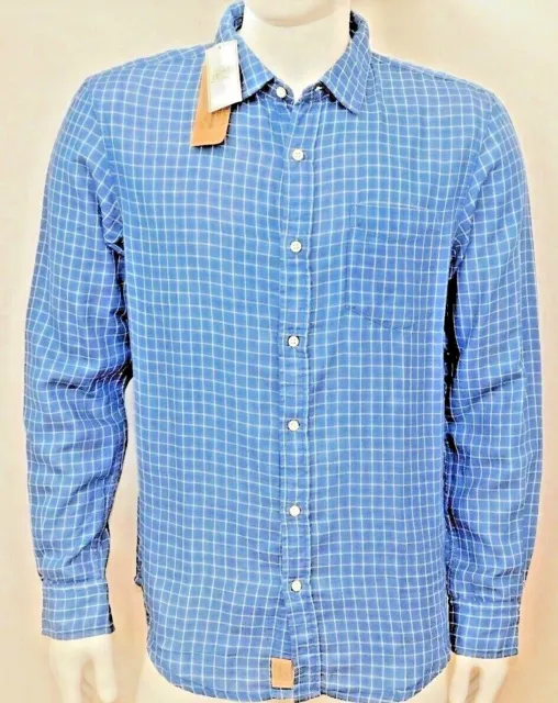 Jachs Mens Long Sleeve One Pocket Printed Shirt 4 Sizes 100% Cotton Bnwt