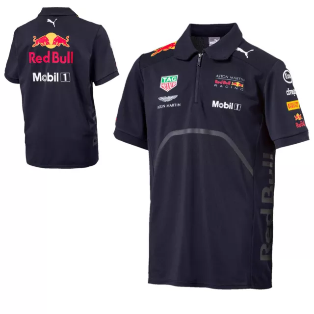 Red Bull Racing Formel1 Herren Poloshirt, Aston Martin RBR F1 Team Polo, L