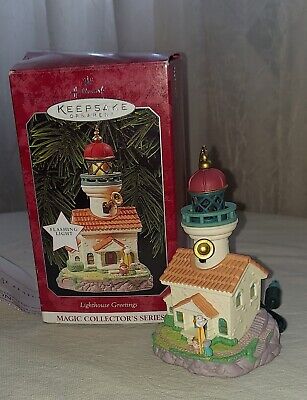 Hallmark Keepsake Ornament "Lighthouse Greetings" Magic Collector Series 1998