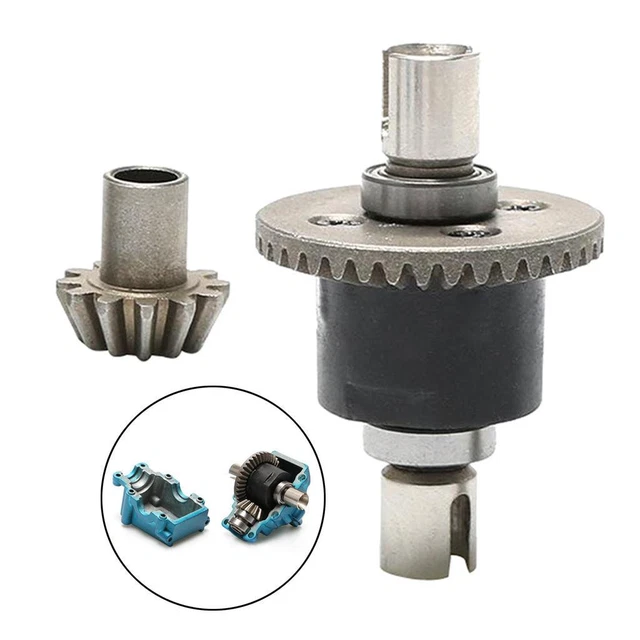 Différentiel Central Métal Pour WLtoys 124016 124017 - Pièce De Mise à Niveau Pour Voiture RC 4x4