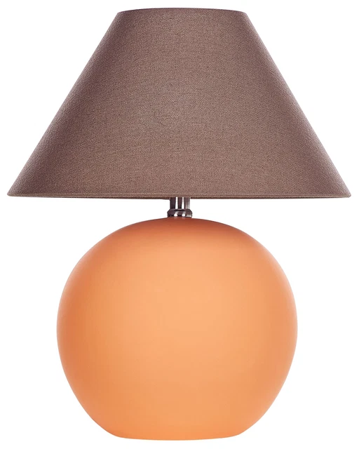 Lampe à Poser Beliani Marcelin – Porcelaine Bleue Et Blanche, 46 Cm, Peint Main